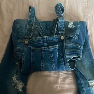 Divided Size 10 Jean Overalls